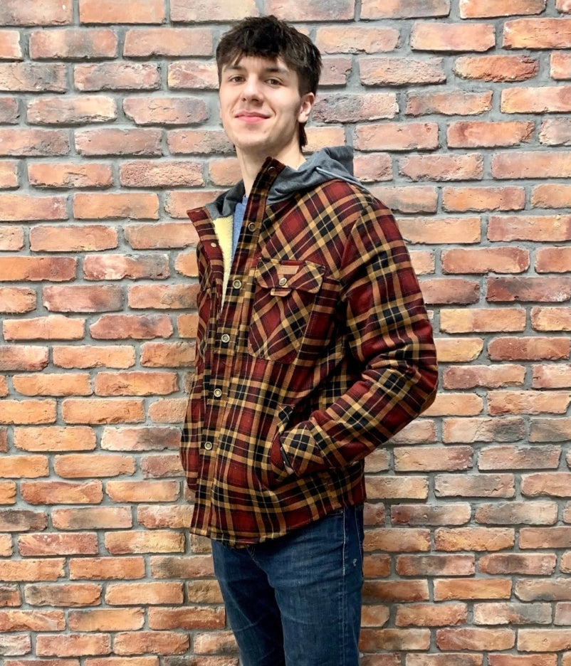 St. Croix hooded flannel jacket