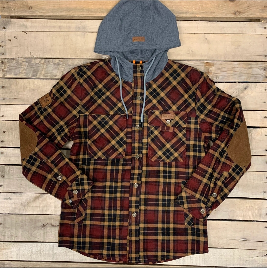 St. Croix hooded flannel jacket