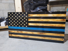 Load image into Gallery viewer, Thin Blue Line flag
