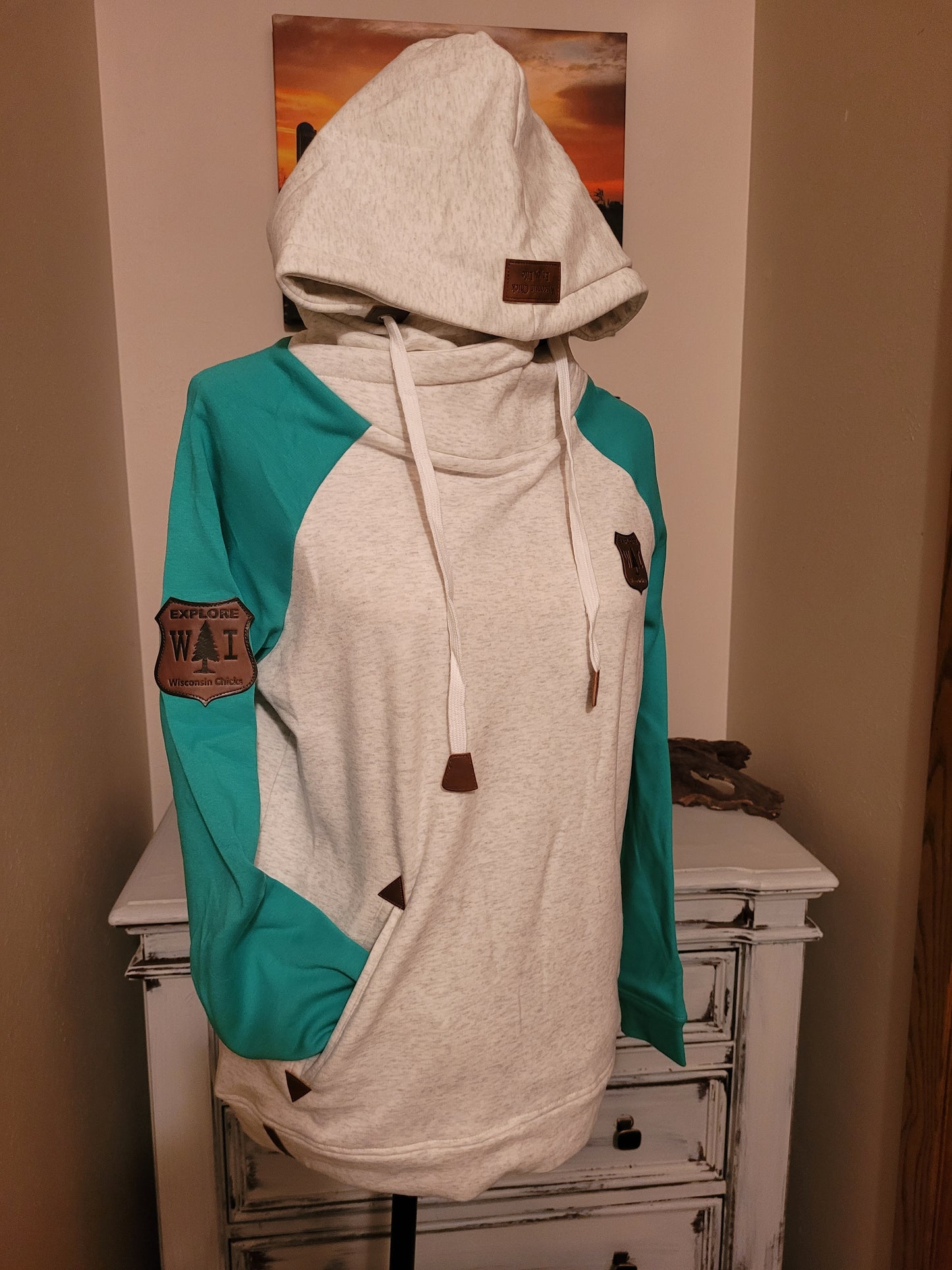 Our "Random Lake" hoodie