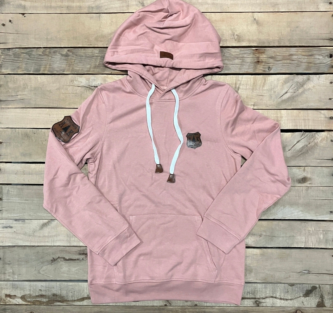 Aurora (Pearl Pink) lightweight hoodie