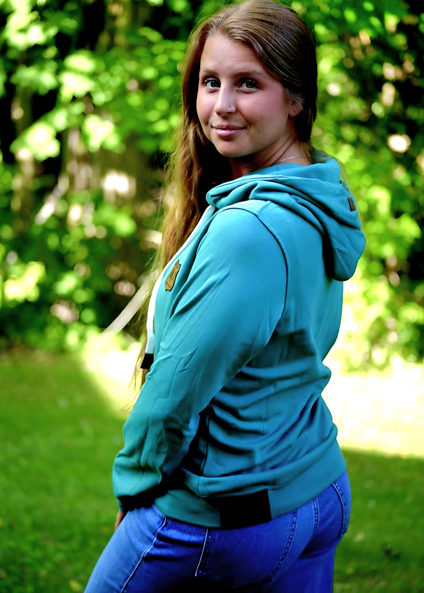 Aurora (Juniper) lightweight hoodie