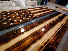 Load image into Gallery viewer, Thin Blue Line flag
